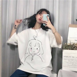 Áo thun cô gái má hồng dễ thương