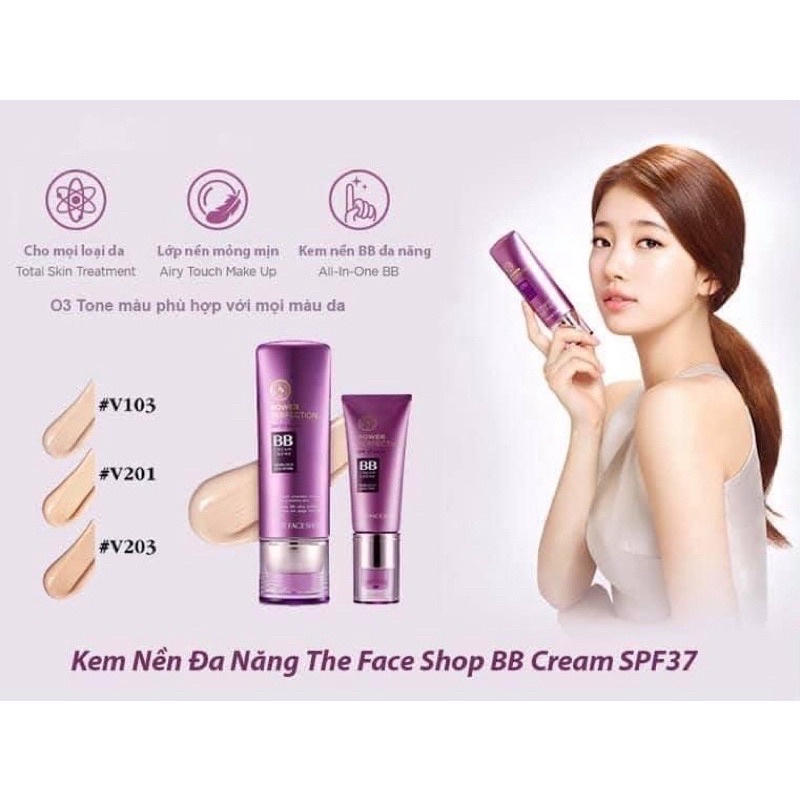 Kem Nền Đa Năng The Face Shop Power Perfection Bb Cream SPF37 Pa++ 30gram