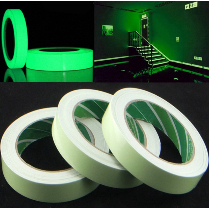 Băng keo decal DẠ QUANG phát sáng ban đêm