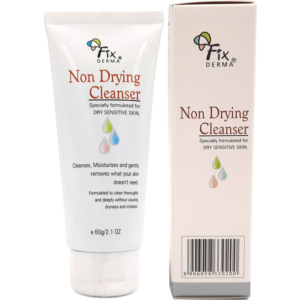 Sửa Rửa Mặt Cho Da Dầu Mụn Nhạy Cảm FIXDERMA Non Drying Cleanser Làm Sạch Bụi Bẩn, Giảm Mụn Bã Nhờn 60g [Hùng Lợi]