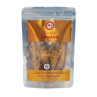Nhân sâm khô Canada Big size loại túi hộp 100g