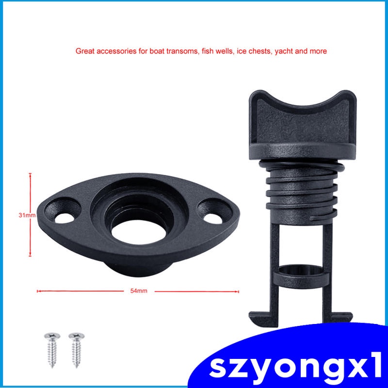 Nút bịt ống thoát nước 1'' 25mm cho Yacht Kayak
 | BigBuy360 - bigbuy360.vn