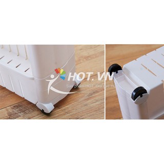 kệ đủn 3 tầng bánh xe