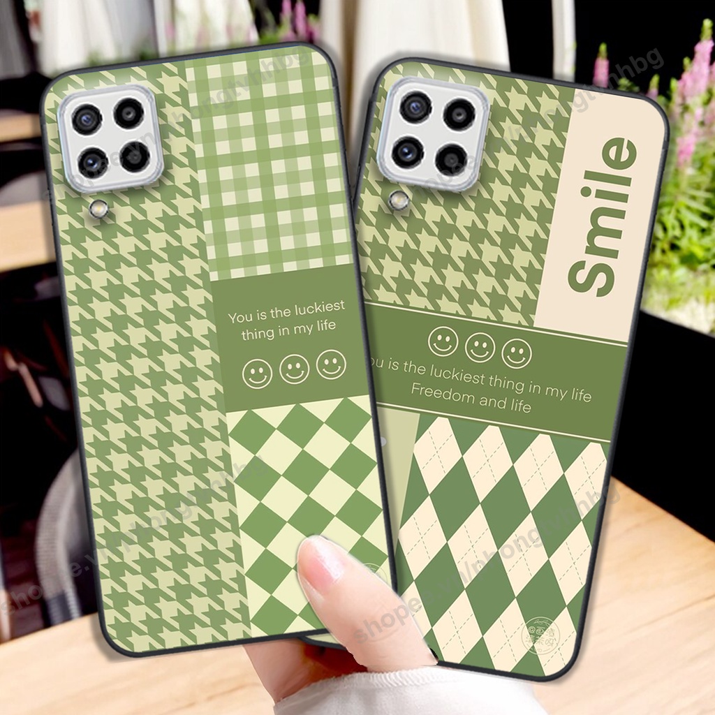 Ốp lưng Samsung M32 / M62 in mẫu gấu bo viền , smile mặt cười cực cute đẹp