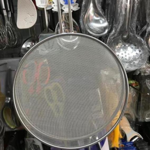 Tấm Chắn Dầu Mỡ Bằng Inox Có Tay Cầm Tiện Lợi - TongkhoGiaDung