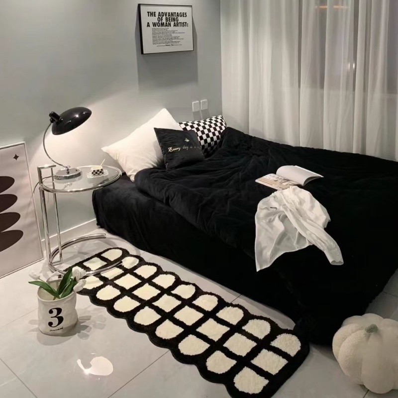 Thảm Trải Sàn Dáng Dài Trang Trí Phòng Ngủ