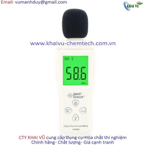 Máy Đo Cường Độ Âm Thanh Smart Sensor AS804