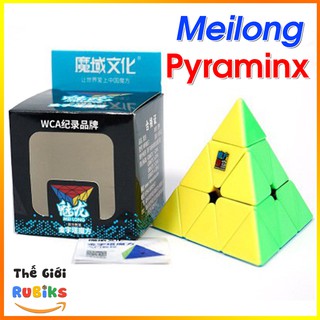 Rubik Pyraminx Stickerless MoYu MeiLong MFJS Rubik Tam Giác