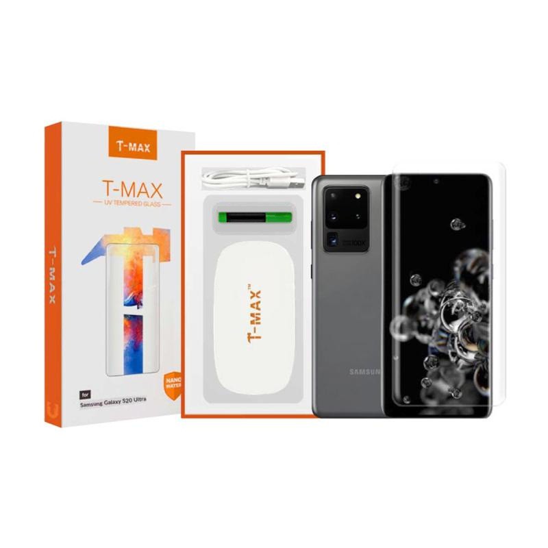 Miếng dán cường lực UV T-MAX LIQUID Samsung Galaxy S20 - S20 Plus - S20 Ultra