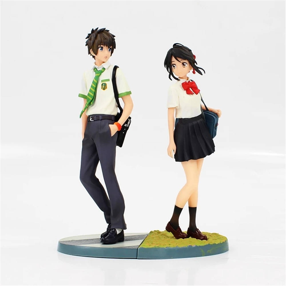 Set 2 Mô Hình Đồ Chơi Nhân Vật Trong Phim Hoạt Hình &quot;Your Name&quot; 22cm