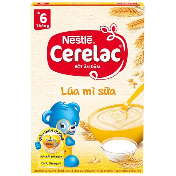 Bột ăn dặm Nestle cerelac