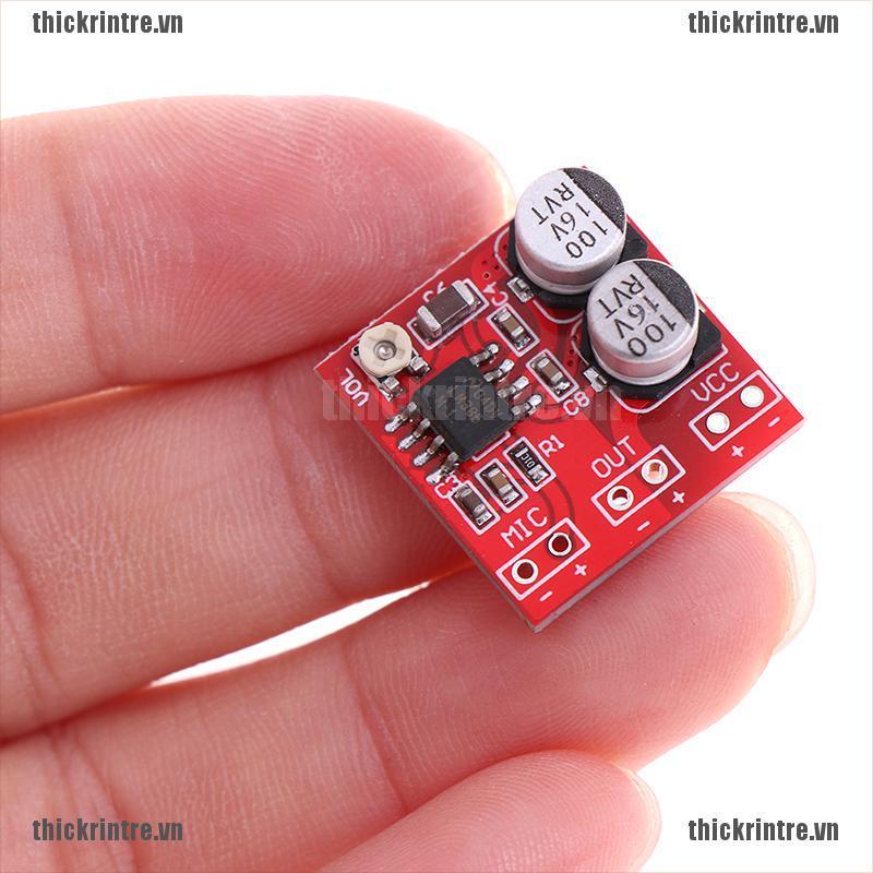 <Hot~new>DC 5V-12V LM386 electret microphone power amplifier board gain 200 times mic amp