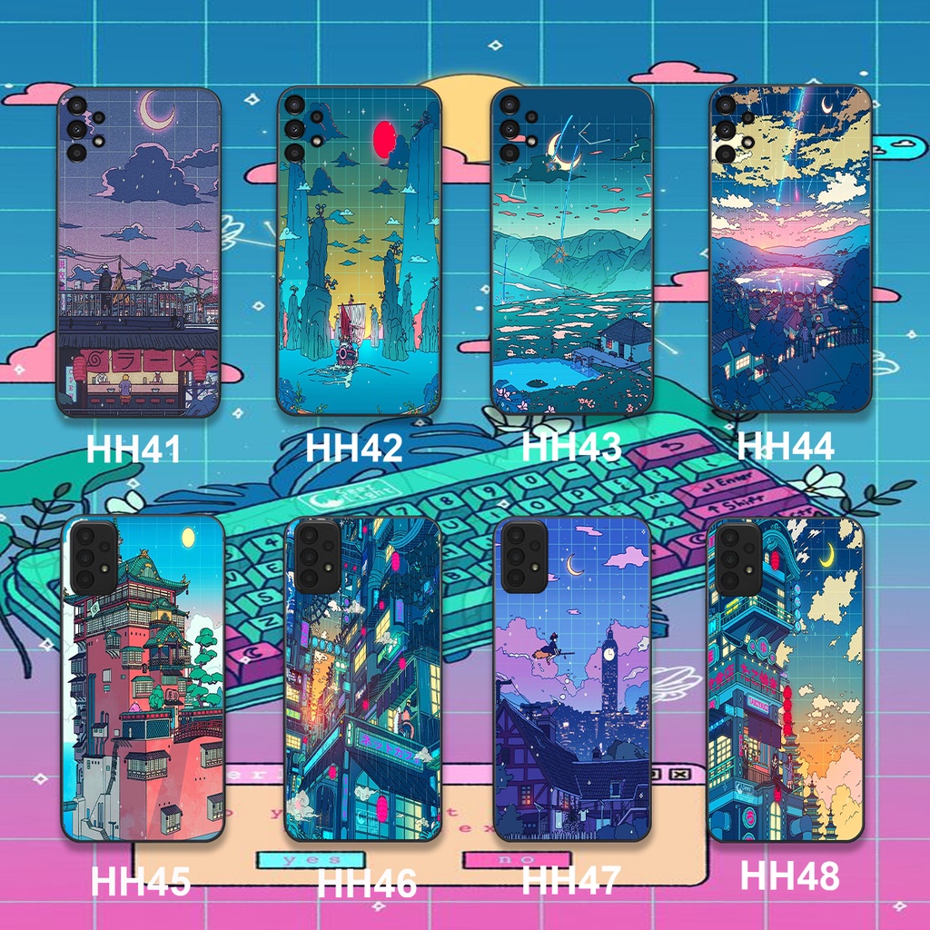 Bộ ốp lưng Samsung A13 / A23 phong cảnh Anime cực lung linh, thơ mộng. Ốp lưng SS chính hãng RẺ - BỀN - ĐẸP