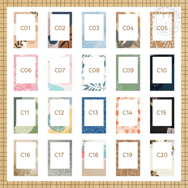 In Ảnh Polaroid Viền Hoạ Tiết 6x9 theo yêu cầu 1k đã ép Plastic, ép Lụa - Cưng Xỉu | BigBuy360 - bigbuy360.vn