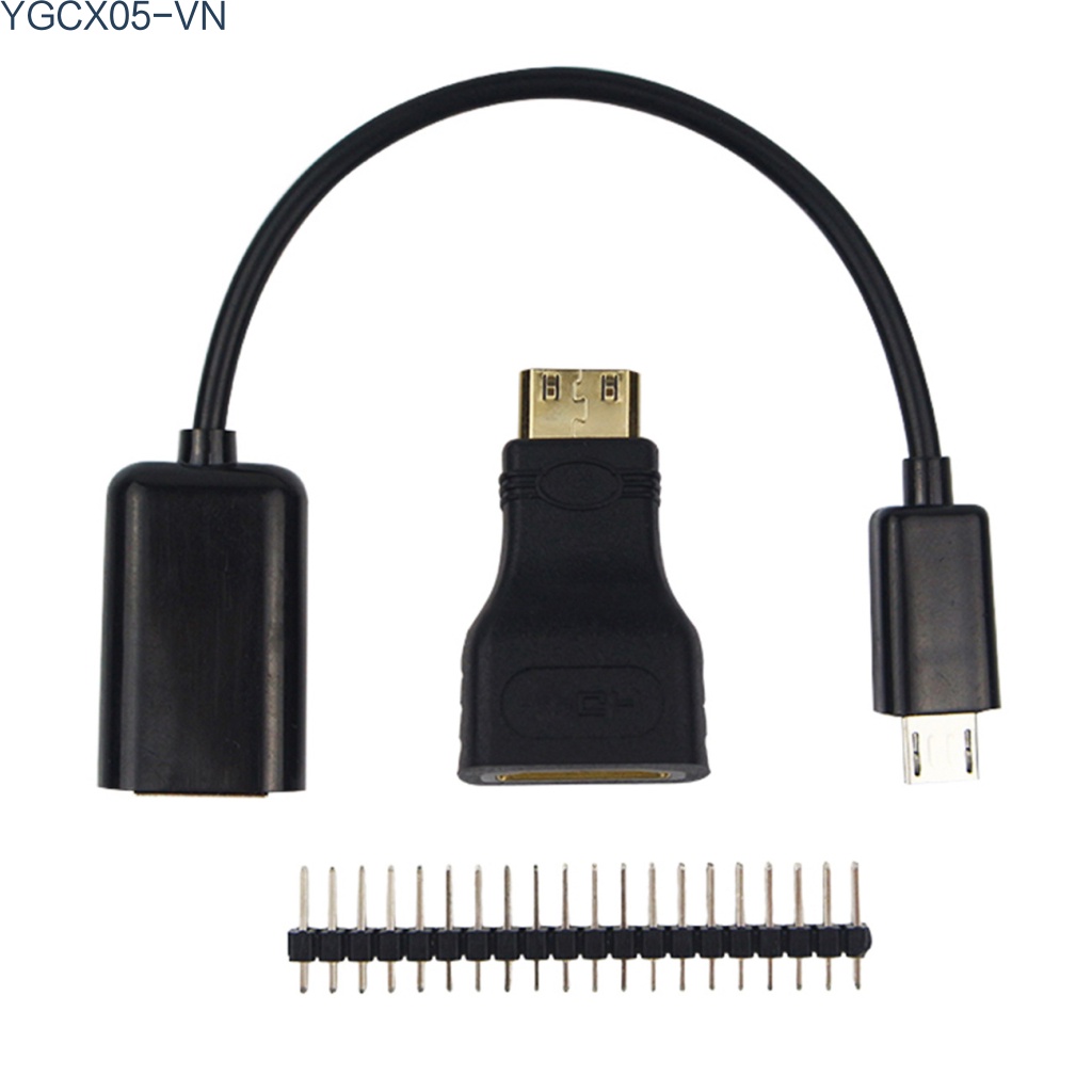 Dây Cáp Chuyển Đổi Micro Usb Sang Usb Cái + Đầu Gpio Pin + Đầu Chuyển Đổi Mini Hdmi-Compatible Sang Hdmi-Compatible Cho Raspberry Pi Zero1.3 / Zero-W | BigBuy360 - bigbuy360.vn