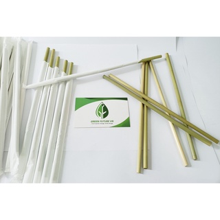  1 GÓI ỐNG HÚT CỎ BÀNG  250 ỐNG  BỌC GIẤY XUẤT KHẨU CHÂU ÂU 
