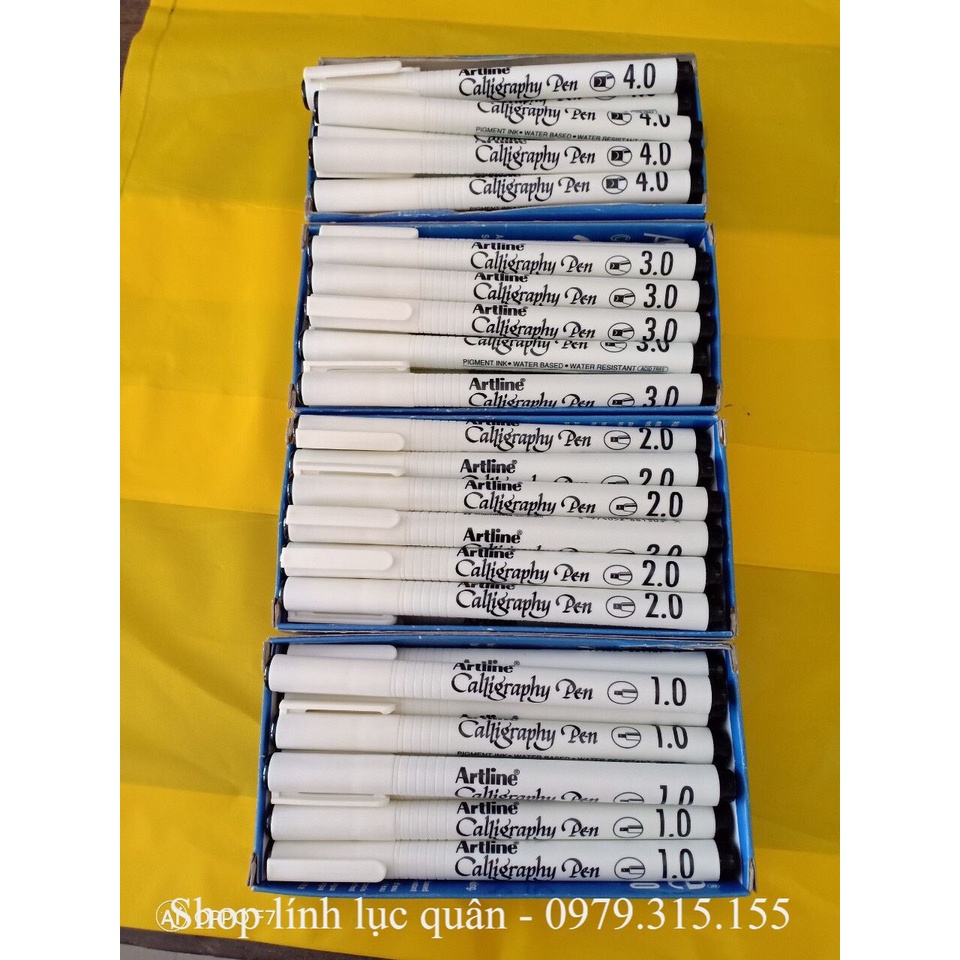 Bút vẽ tham mưu kỹ thuật 1-2-3-4-5-6-7.5-10-12li