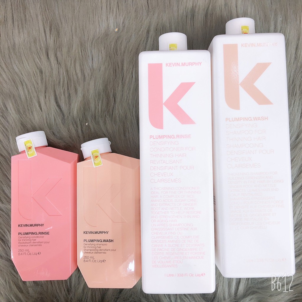 Bộ gội xả kích thích mọc tóc dành cho tóc thưa mảnh rụng KEVIN.MURPHY PLUMPING.RINSE