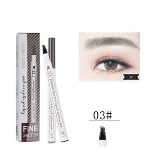 bút kẻ mày phẩy sợi 4D fine sketch