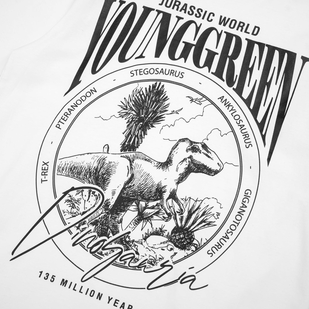 Áo Thun JURASSIC WORLD - YOUNG GREEN