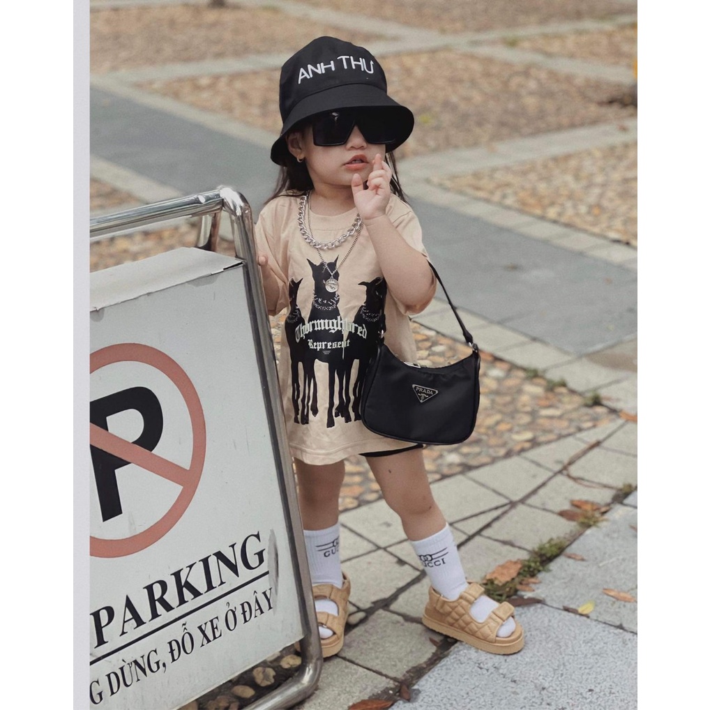 Áo thun cộc tay Represent cho bé trai gái chất cotton, áo phông trẻ em form rộng unisex - Samyy Kids