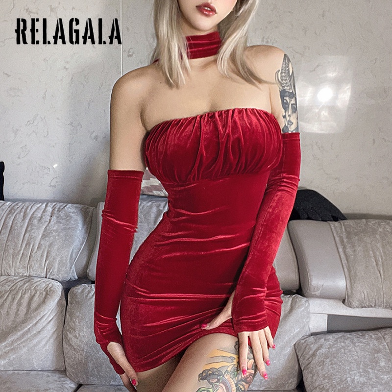 Đầm Hai Dây Dáng Chữ A Lưng Cao Màu Trơn Thời Trang Cho Nữ