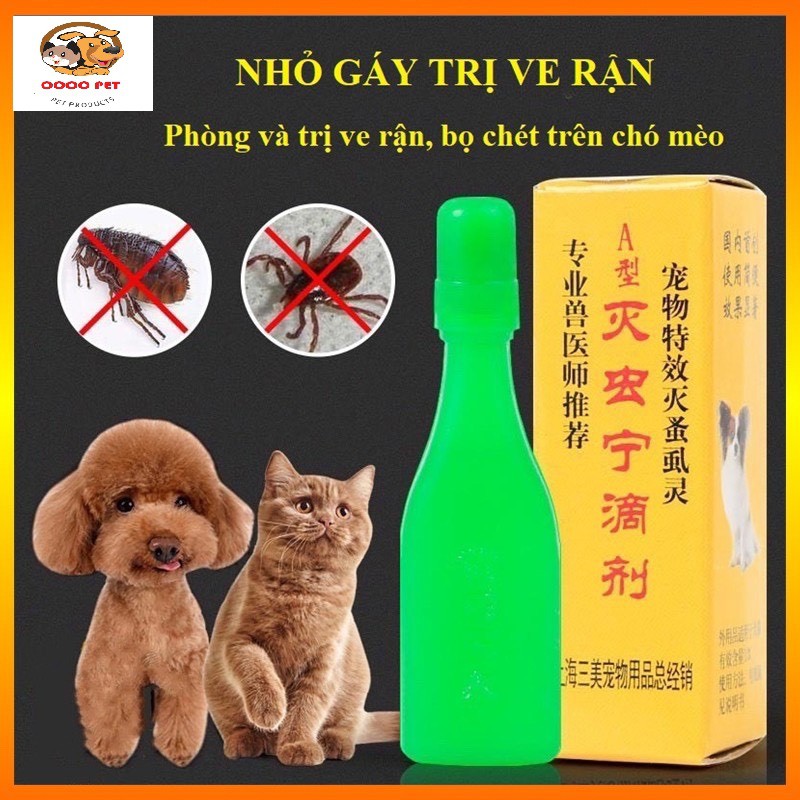 Nhỏ Gáy Diệt Ve Rận Bọ Chét Cho Chó Mèo