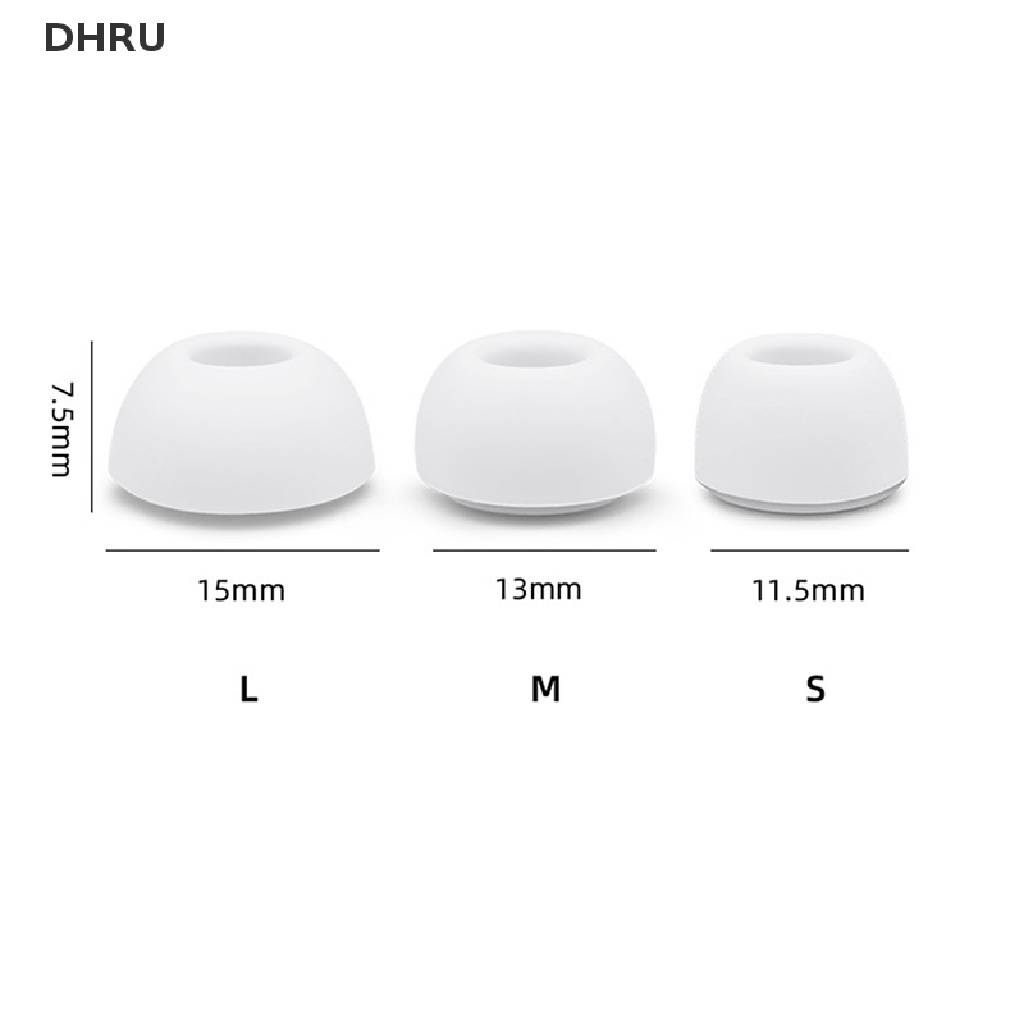 Dh 1 pair Replacement Ear Tips for Apple Airpods Pro; Memory Foam Tips Airpod Pro br