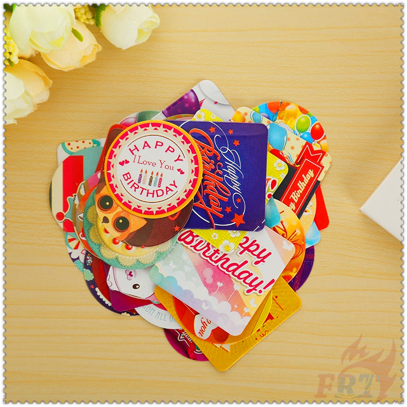 Hộp 38 Miếng Dán Trang Trí Hình Chữ Happy Birthday