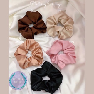 Chun SCRUNCHIES Phi Bóng Vintage
