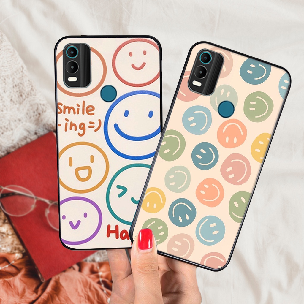 Ốp lưng Nokia C21 Plus mặt cười smile cực đẹp thể thao