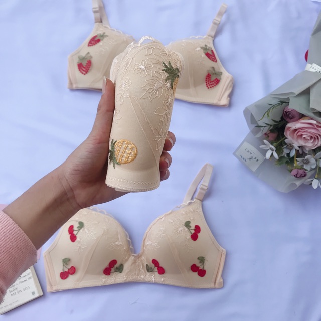 Áo ngực su đúc không gọng đệm mỏng pha ren, áo lót thêu cực quyến rũ AR56 | BigBuy360 - bigbuy360.vn