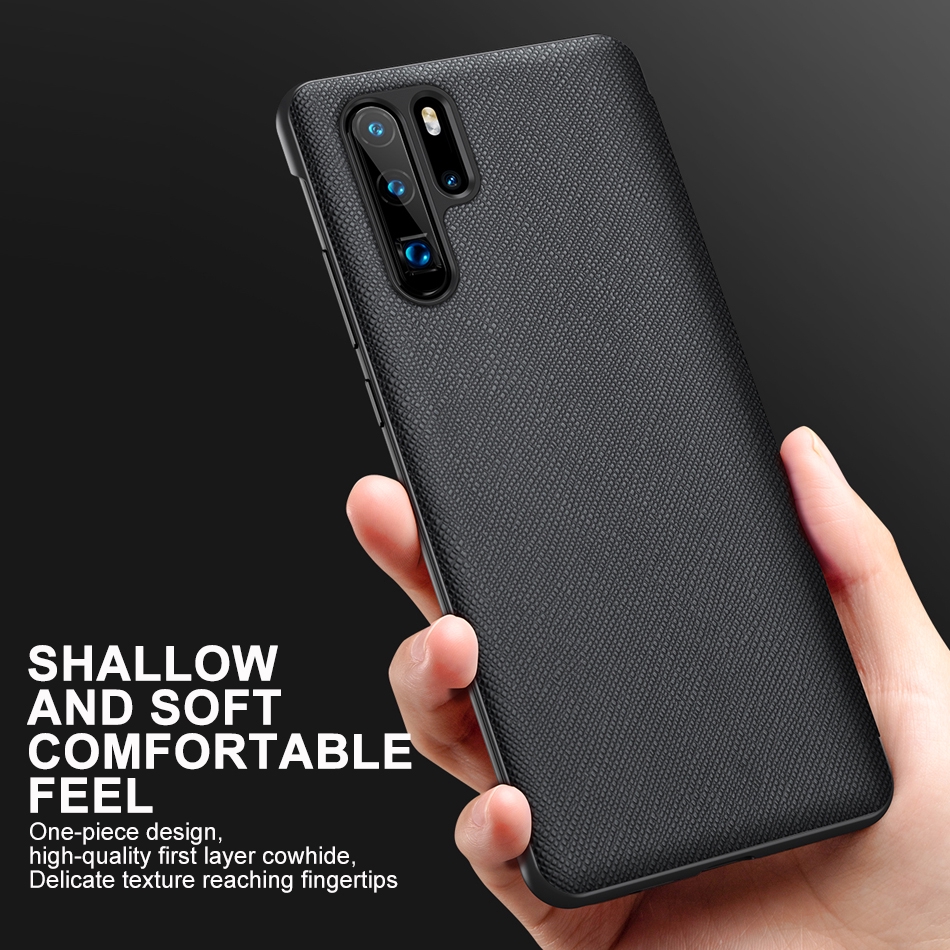 Bao da điện thoại PU nắp lật cho Huawei P30 P20 Pro