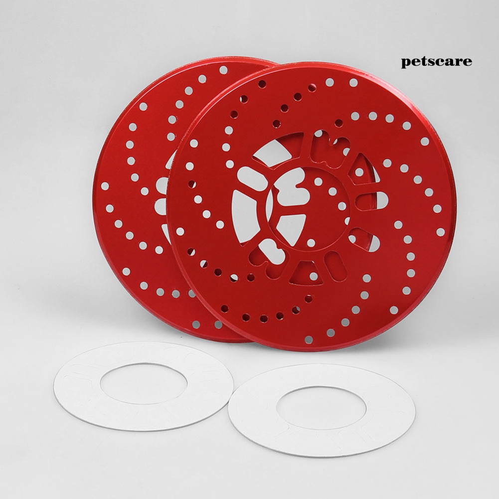 Bộ 2 nắp đậy phanh đĩa xe ô tô bằng nhôm