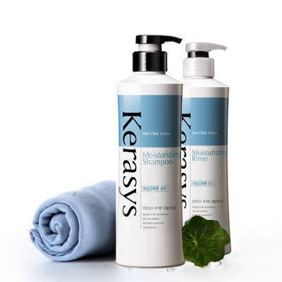 Dầu Gội, Xả Kerasys Moisturizing - Cân bằng độ ẩm cho tóc khô, xơ dễ gãy