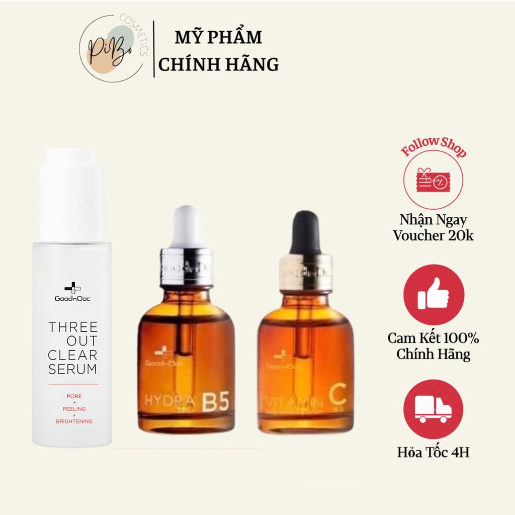 Serum Cấp Ẩm Phục Hồi, Giảm Thâm Làm Sáng GoodnDoc