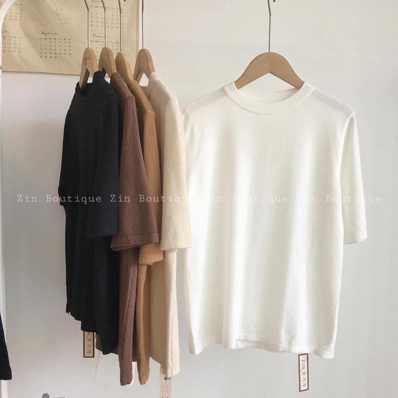 Áo len nữ cộc tay chất mịn