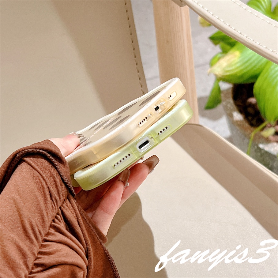 Ốp Điện Thoại Mềm Trong Suốt Họa Tiết Chấm Bi Cho iPhone 14 13 12 11 Pro Max X XR Xs Max 8 7 6 6s Plus SE 2020