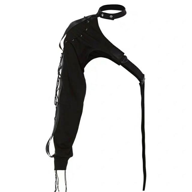 Áo què ống dài tay một bên chéo vai phá cách Lisa BLACKPINK dance cover | BigBuy360 - bigbuy360.vn