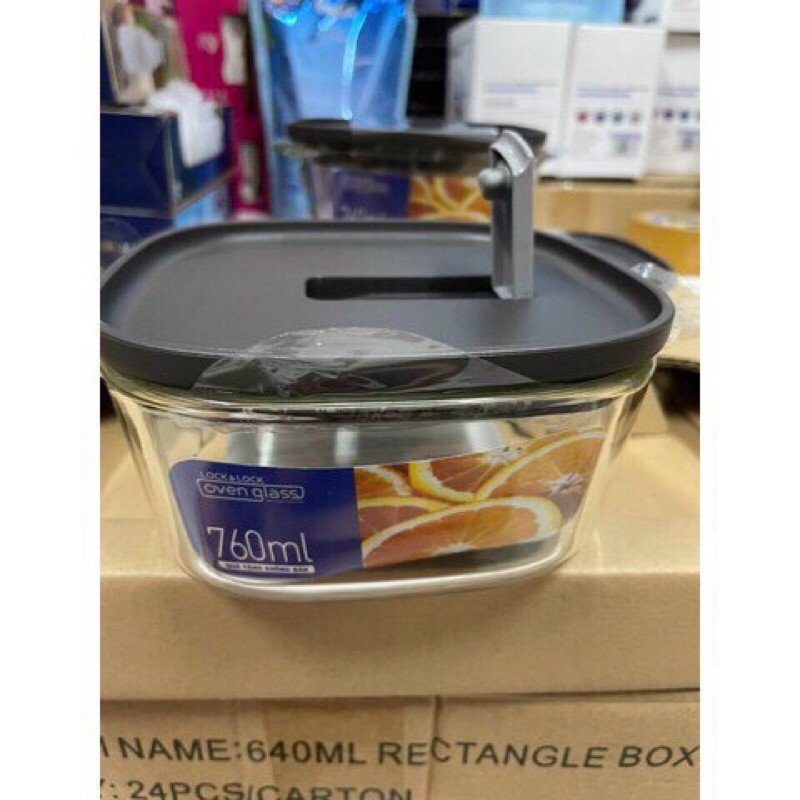 Thố/Hộp Thuỷ Tinh Lock&amp;Lock LLG945 760ml - Chính hãng
