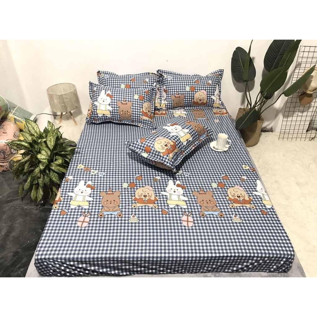 [Free ship-Xả hàng]Ga chống thấm cotton cao cấp,hàng loại 1,lau là sạch,đủ kích thước,chuột kẻ xám