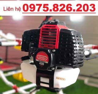Máy cắt cỏ 2 thì oshima 430 bạc 1500w