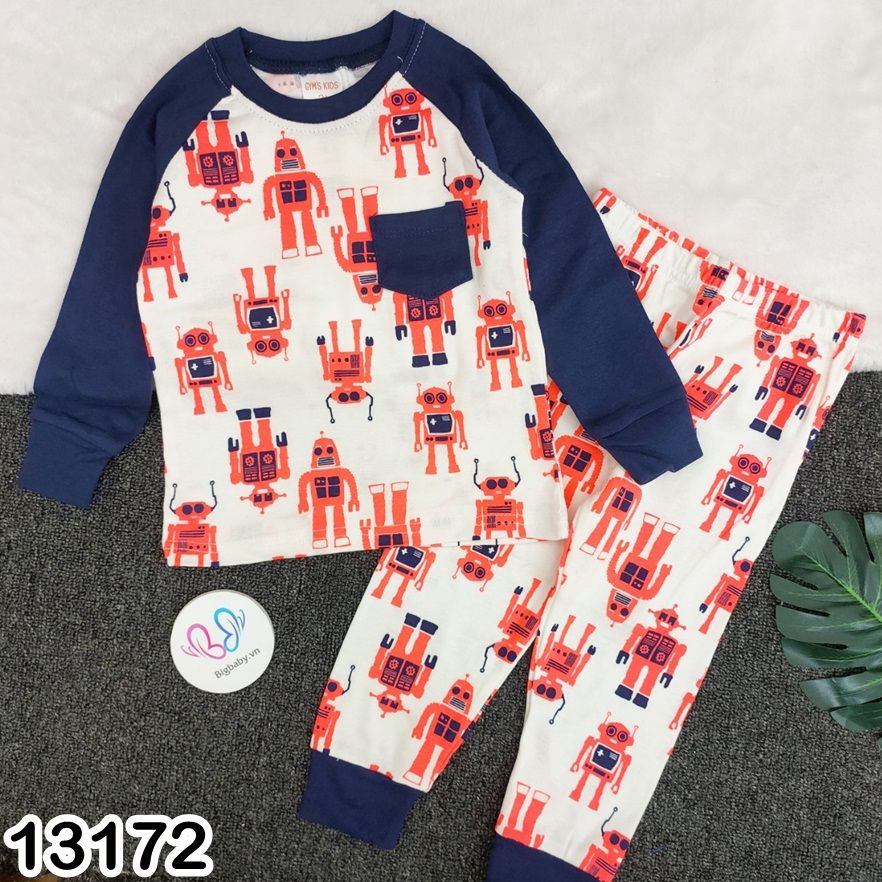 BỘ DÀI THUN GYMKIDS NHIỀU MẪU CHO BÉ TRAI 9-22KG