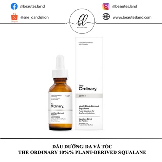Dầu dưỡng da The Ordinary 100% Plant Derived Squalene