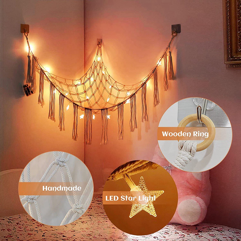 Võng Lưới Hoặc Võng Có Đèn LED Cho Thú Nhồi Bông