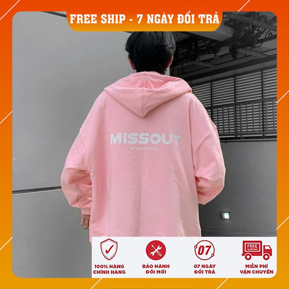 Áo Khoác Nỉ Bông Dây Kéo MISSOUT COLOR Form Rộng Unisex (Dây áo cùng màu) | BigBuy360 - bigbuy360.vn