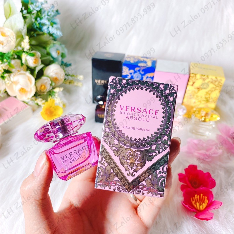 [Chính Hãng] Nước Hoa Nữ Mini 𝐕𝐞𝐫𝐬𝐚𝐜𝐞 𝐁𝐫𝐢𝐠𝐡𝐭 𝐂𝐫𝐲𝐬𝐭𝐚𝐥 chai dùng thử 10ml