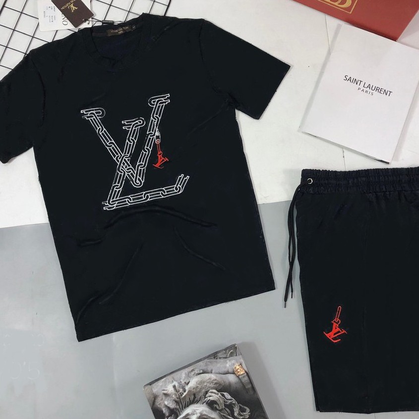 Đồ Bộ Thun Nam, Bộ Quần Áo Thể Thao Nam Mùa Hè In Logo Đẹp Chất Thun Thoáng Mát - BN275 - Shopmens | BigBuy360 - bigbuy360.vn