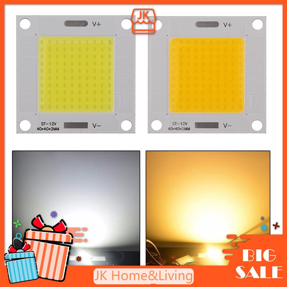 Chip đèn LED COB tích hợp tấm vuông 40x40mm 50W DC 12-14V hỗ trợ tự làm bóng đèn chất lượng cao