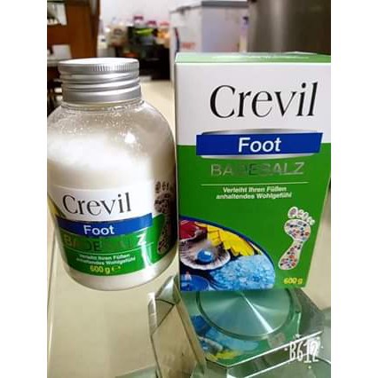 MUỐI NGÂM CHÂN CHO NGƯỜI ĐAU NHỨC XƯƠNG KHỚP, MẤT NGỦ CREVIL FOOT BADESALZ 600G CHÍNH HÃNG - 6029